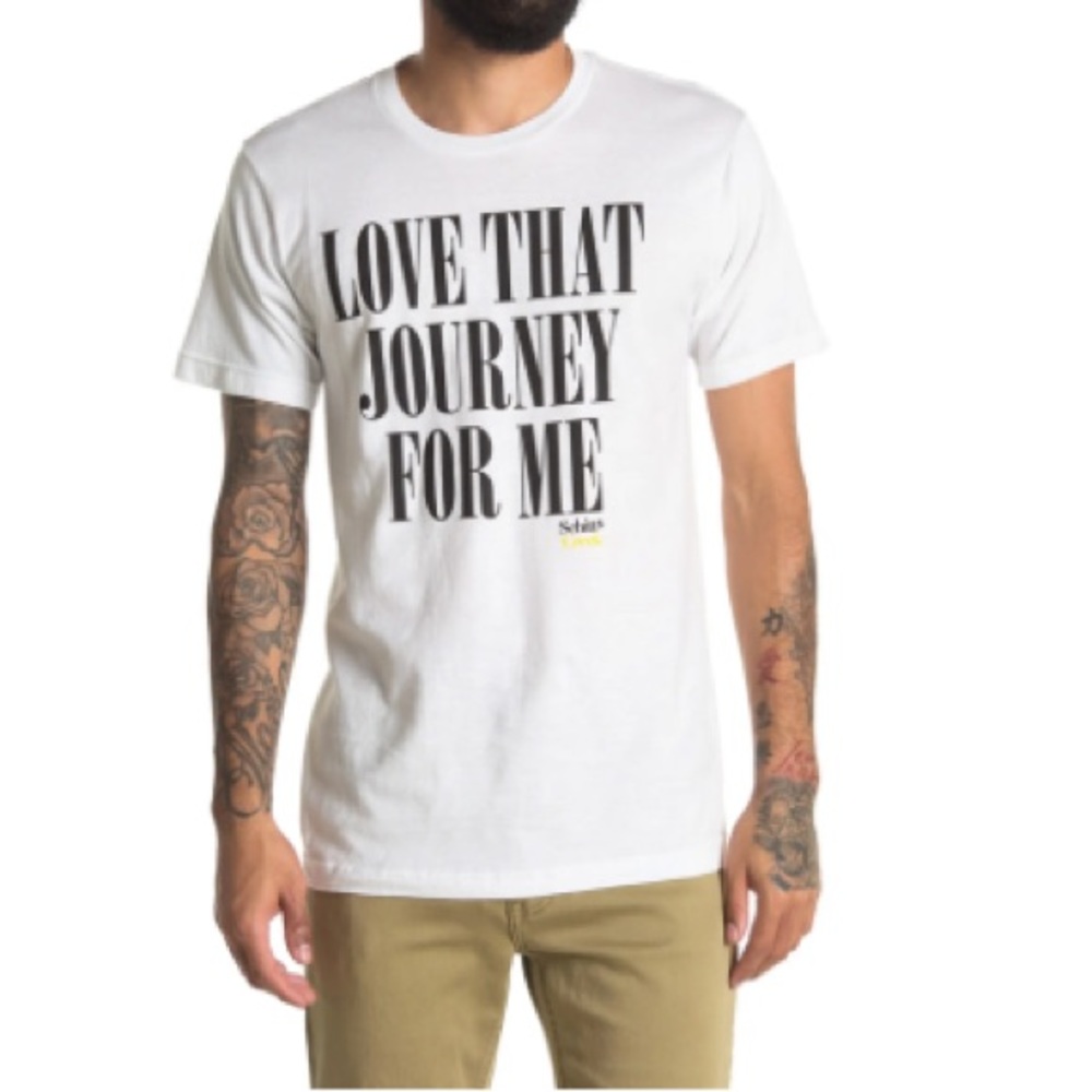 Schitt$ Creek Men’s White Graphic Print T-Shirt